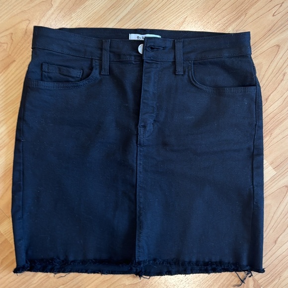 Lulu’s O2 Black Denim Mini Skirt - Picture 5 of 8